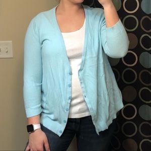 Baby blue Merona button cardigan